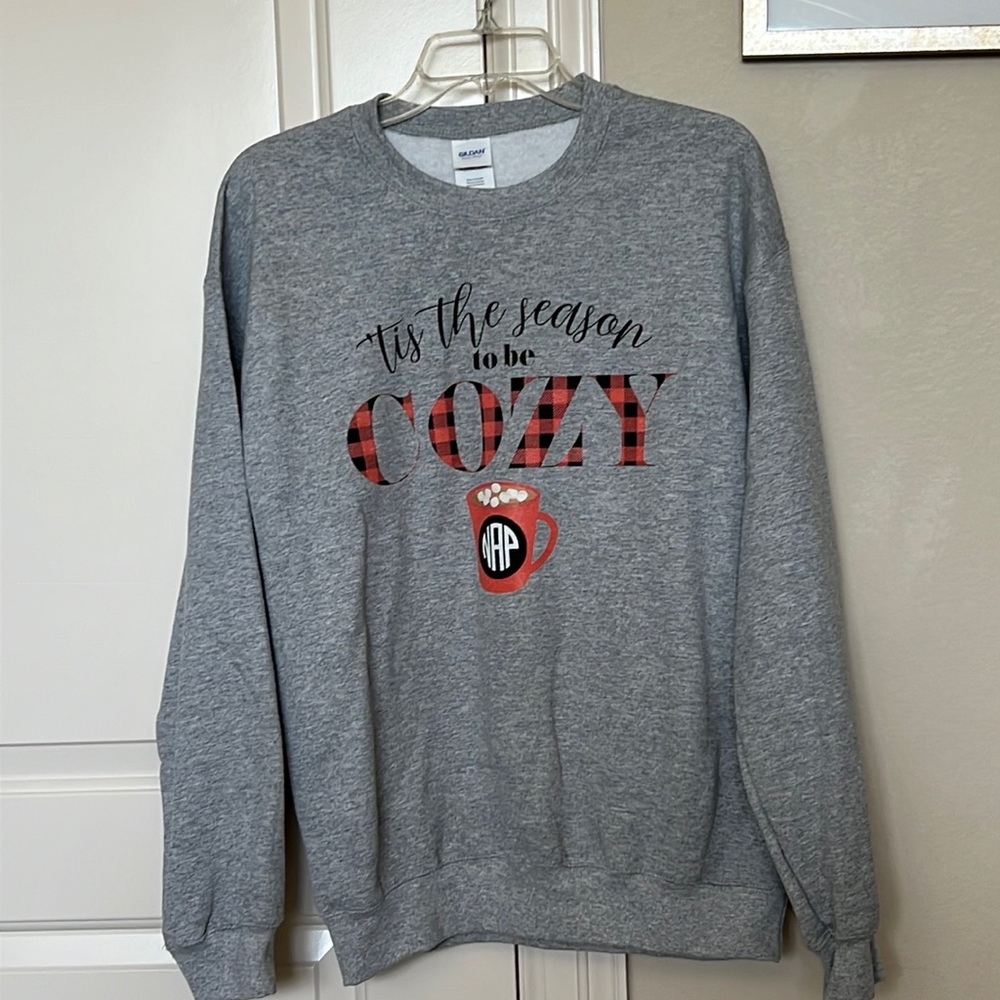 Cozy Gildan fall themed sweatshirt